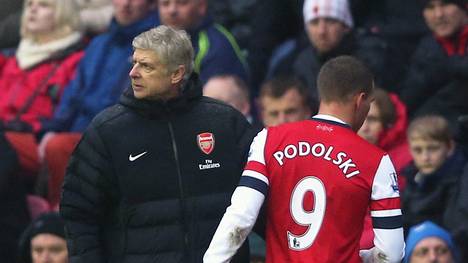 Lukas Podolski-Arsene Wenger-FC Arsenal