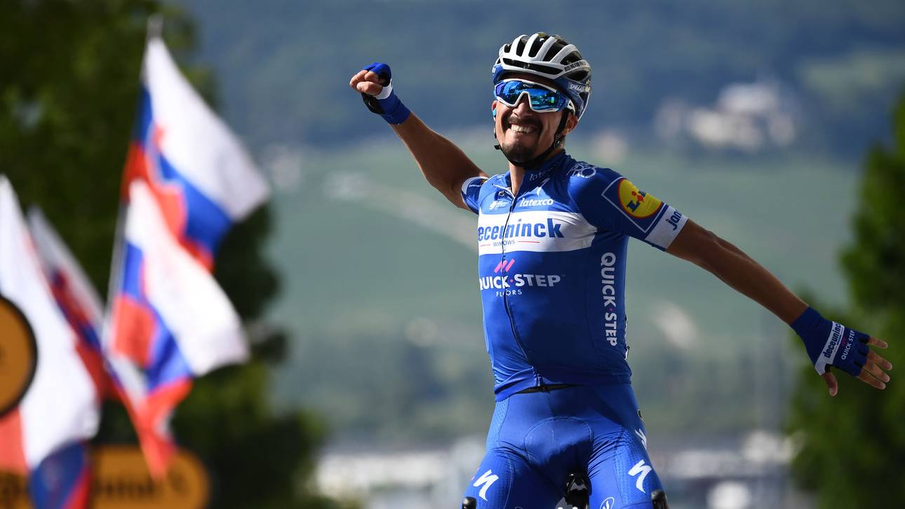 Alaphilippe gewinnt dritte Etappe