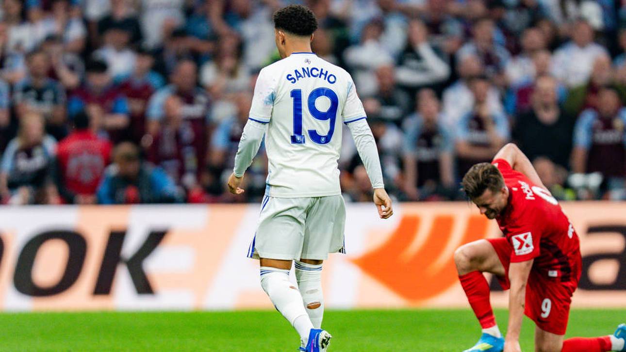 Jadon Sancho lief zuletzt für Aston Villa auf