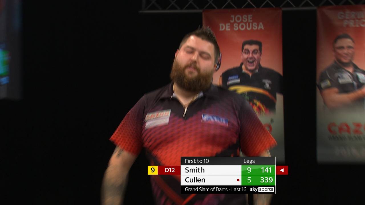 Grand Slam of Dart: Michael Smith besiegt Joe Cullen mit 10:5