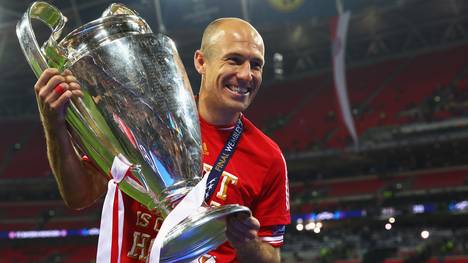 Arjen Robben gewann 2013 mit dem FC Bayern die Champions League