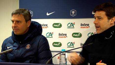 Der PSG-Coach zeigt, dass er nicht nur als Trainer glänzen kann. Der 49-Jährige bespaßte die Journalisten nach dem 3:0-Sieg gegen Brest als Übersetzer.