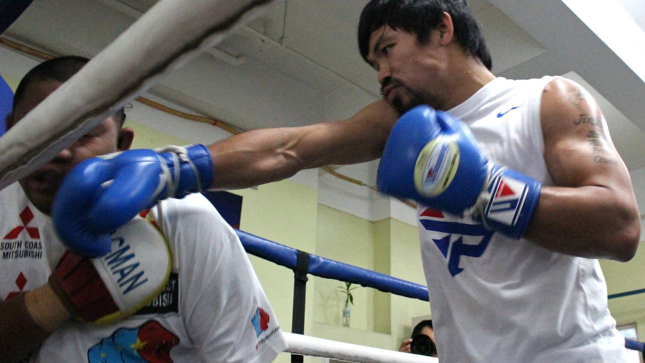 Pacquiao singt Einmarschsong