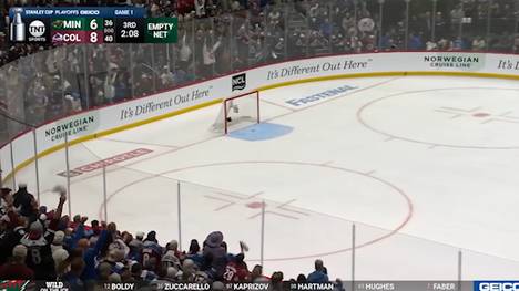 Die Colorado Avalanche schlagen die Minnesota Wild nach einem wilden Spiel mit 9:6. Die Gastgeber stellen damit einen Franchise-Rekord auf.