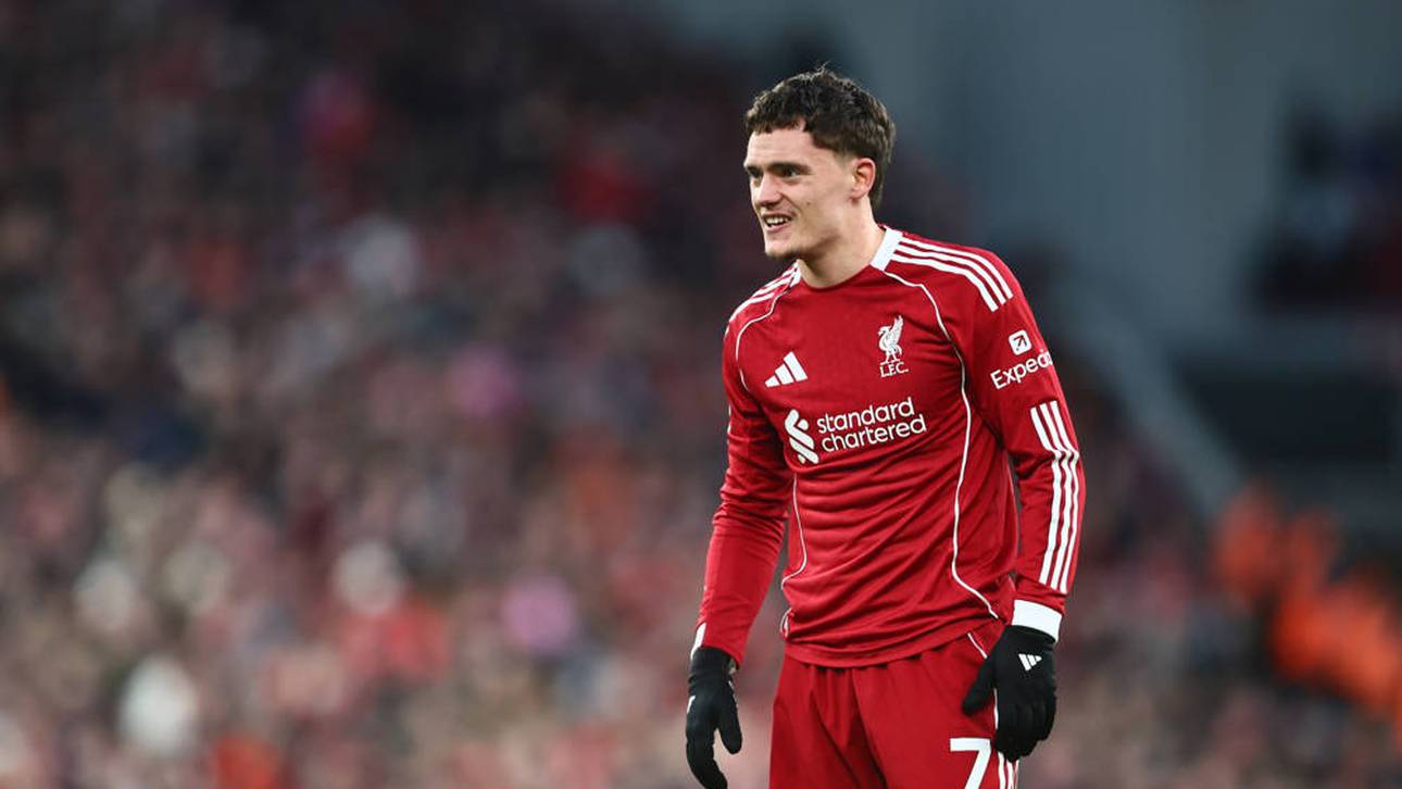 Florian Wirtz im Trikot des FC Liverpool