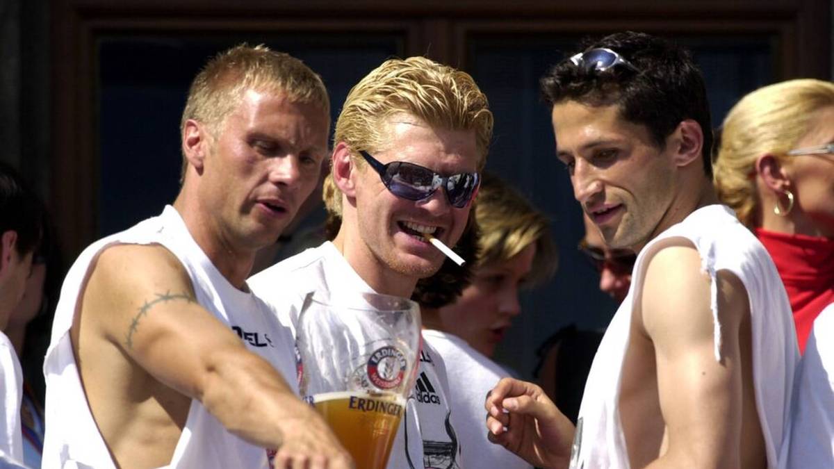 Thorsten Fink, der heutige SPORT1-Experte Stefan Effenberg und Hasan Salihamidzic (jetzt Bayern-Sportvorstand) gewannen 2001 mit dem FC Bayern die Champions League