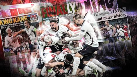 Englands Presse feiert den Einzug ins Finale der EM