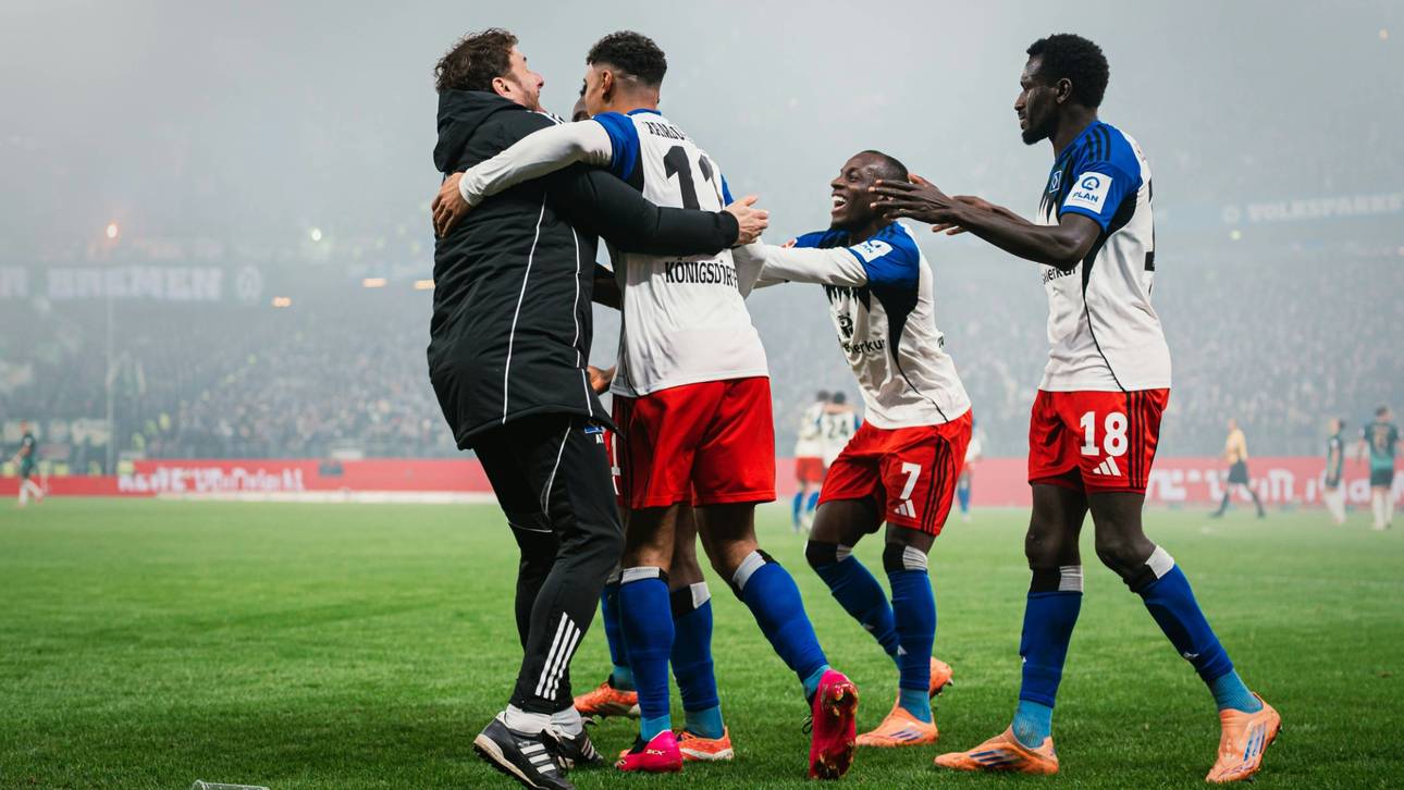 Spektakel im Nordderby: Joker Poulsen lässt HSV jubeln
