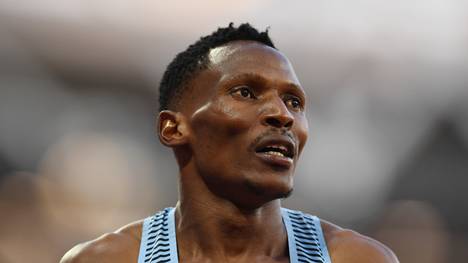 400m-Läufer Isaac Makwala aus Botswana setzte eine Infektionskrankheit außer Gefecht 