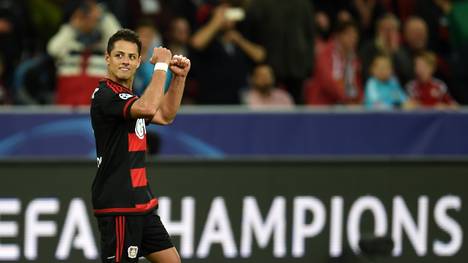 Chicharito wechselte von Manchester United zu Bayer 04 Leverkusen Champions League