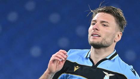 Lazio und Immobile feiern Sieg gegen den FC Crotone