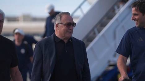 Vor dem WM-Auftakt gegen Deutschland ist Curaçao mit Trainer Dick Advocaat in den USA angekommen. Der Niederländer schwärmt von der Euphorie auf der Insel und einer großen Verabschiedungsparty.