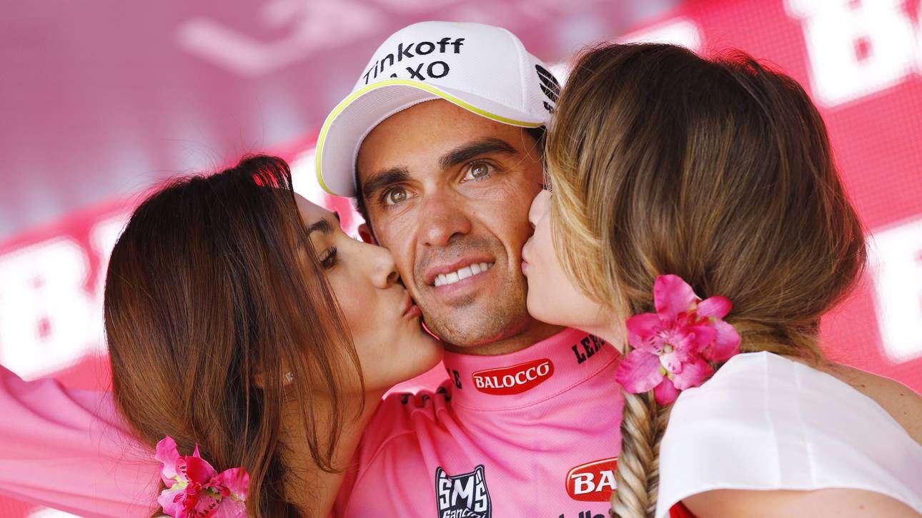Contador vor Giro-Triumph