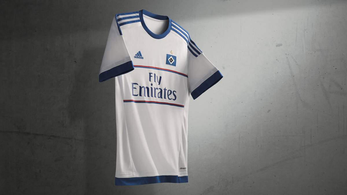 Bei den Heimspielen im Volksparkstadion präsentiert sich der Beinahe-Absteiger auch in der Saison 2015/16 in den typischen Farben Weiß, Rot und Blau