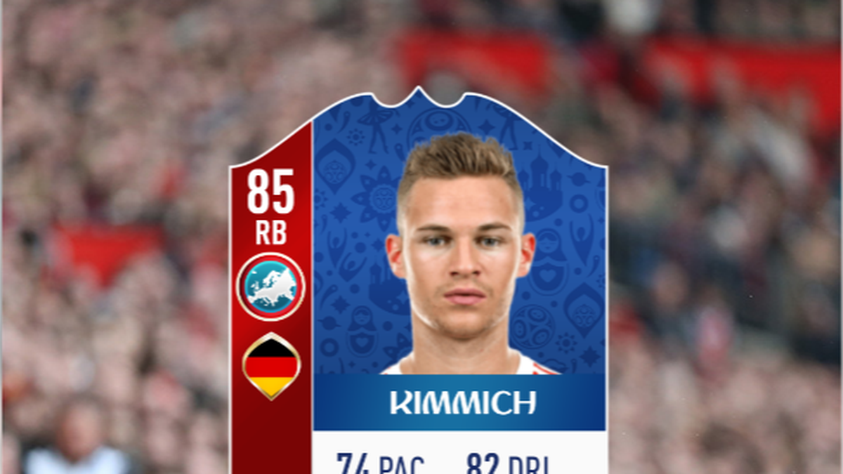 Joshua Kimmich (FC Bayern München) - Gesamtstärke 85