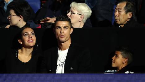 ATP Finals: Cristiano Ronaldo patzt bei Tennis-Parade, Cristiano Ronaldo besucht mit Freundin Georgina Rodríguez und Sohn Cristiano Ronaldo Jr. die ATP Finals