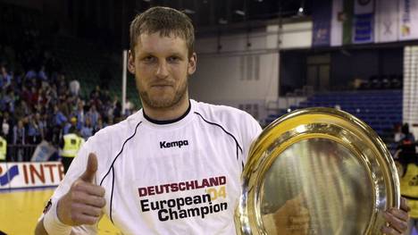 Klaus-Dieter Petersen wurde 2004 mit Deutschland Handball-Europameister