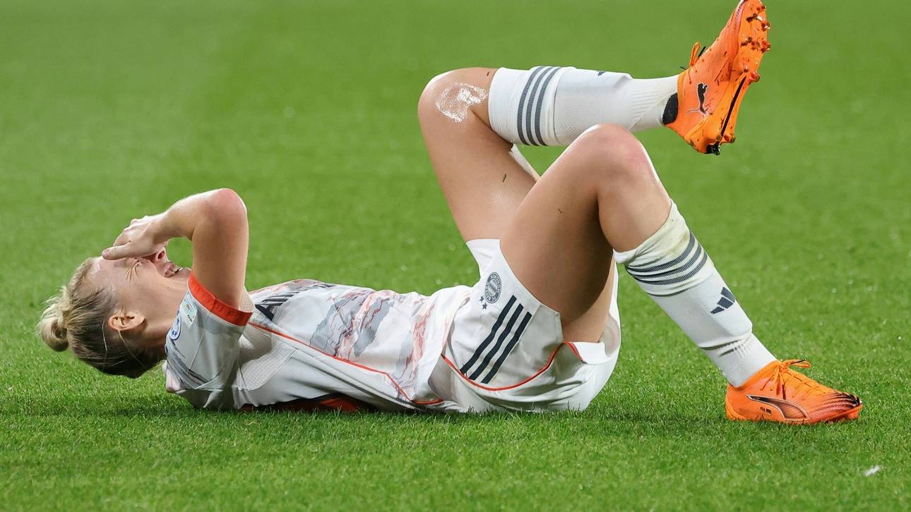 Verletzt: Carolin Simon