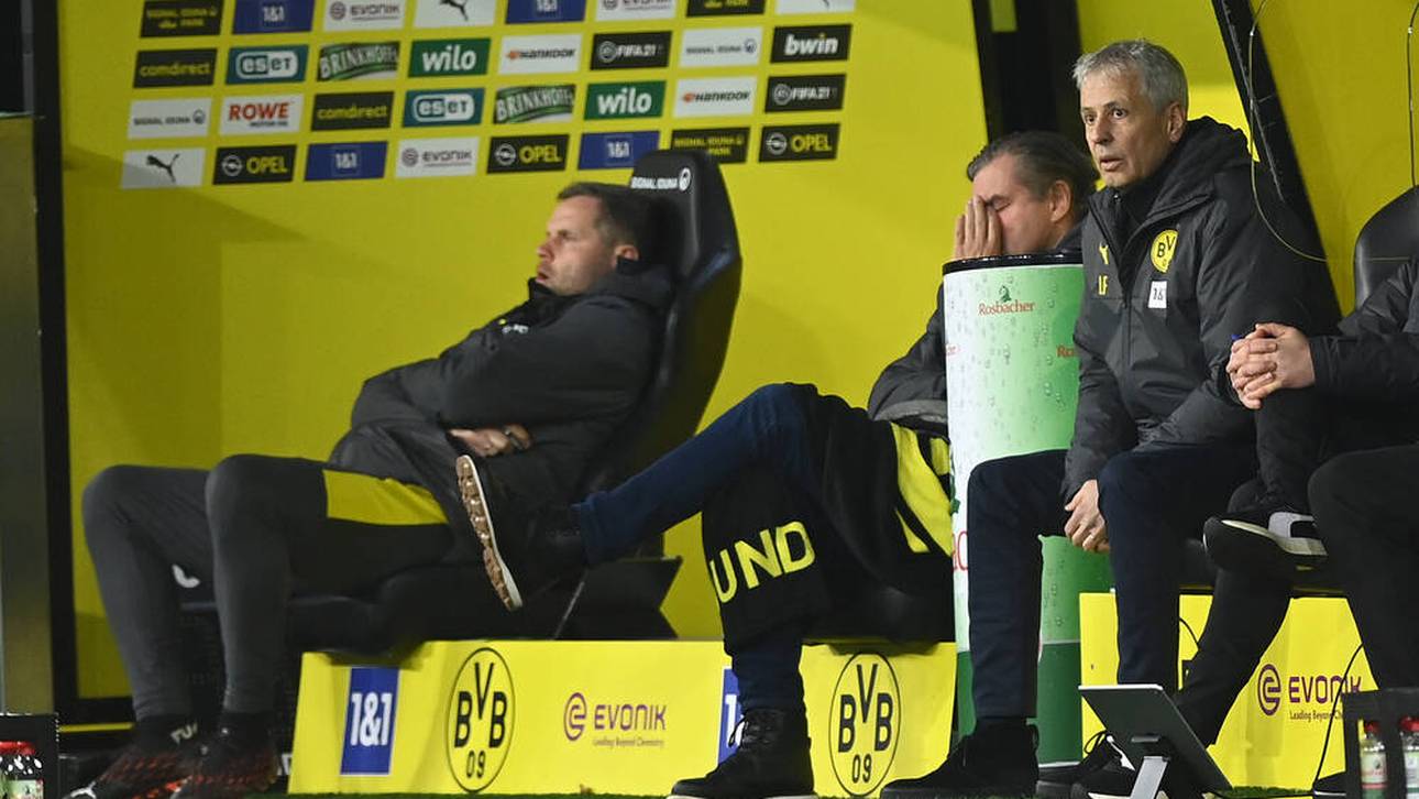 Die Bundesliga-Karriere von Lucien Favre endete nach dem 1:5 gegen den VfB Stuttgart