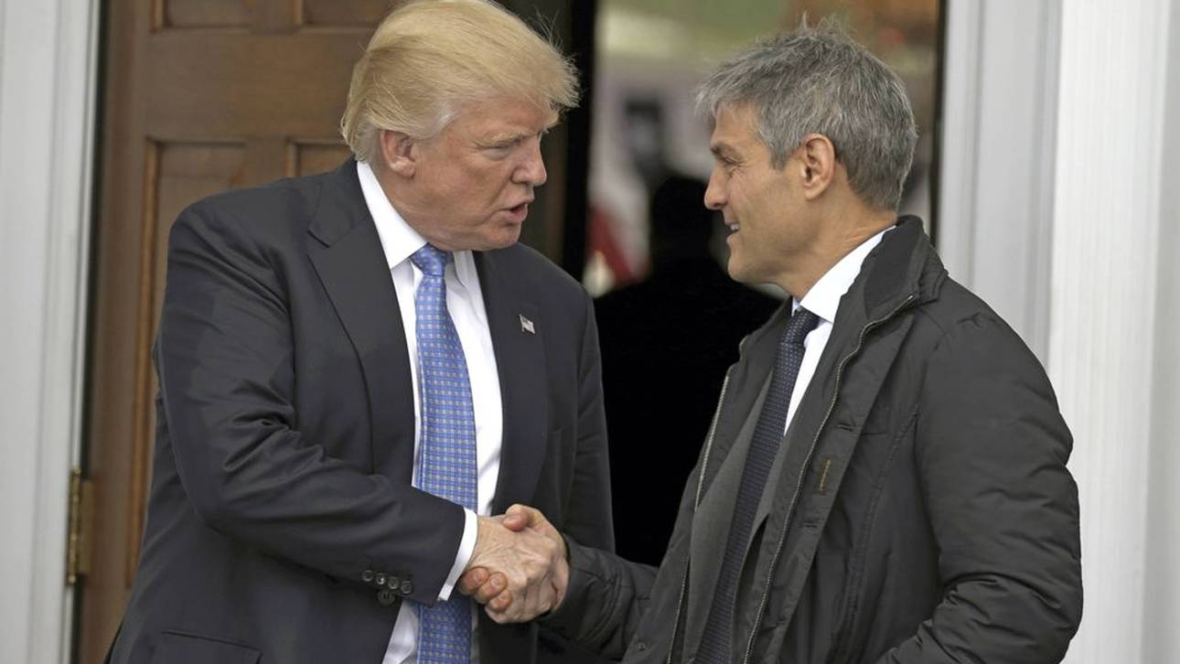 Ari Emanuel (r.) und Donald Trump waren lange Geschäftspartner