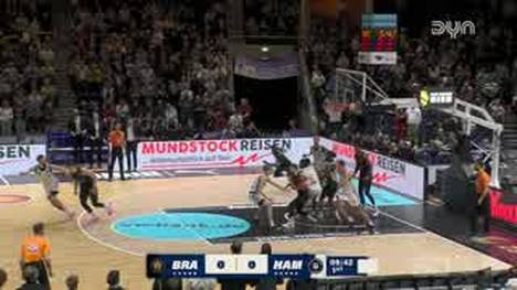 Spiel Highlights zu Basketball Löwen Braunschweig - Veolia Towers Hamburg