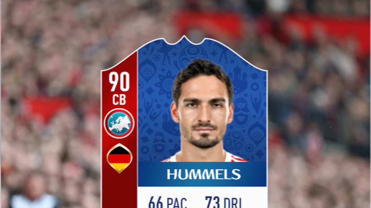 Mats Hummels (FC Bayern München) - Gesamtstärke 90