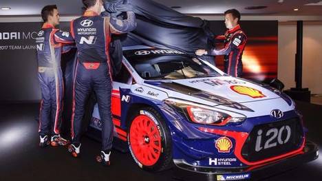 Die drei Hyundai-Werksfahrer enthüllten in Monza ihr neues Sportgerät