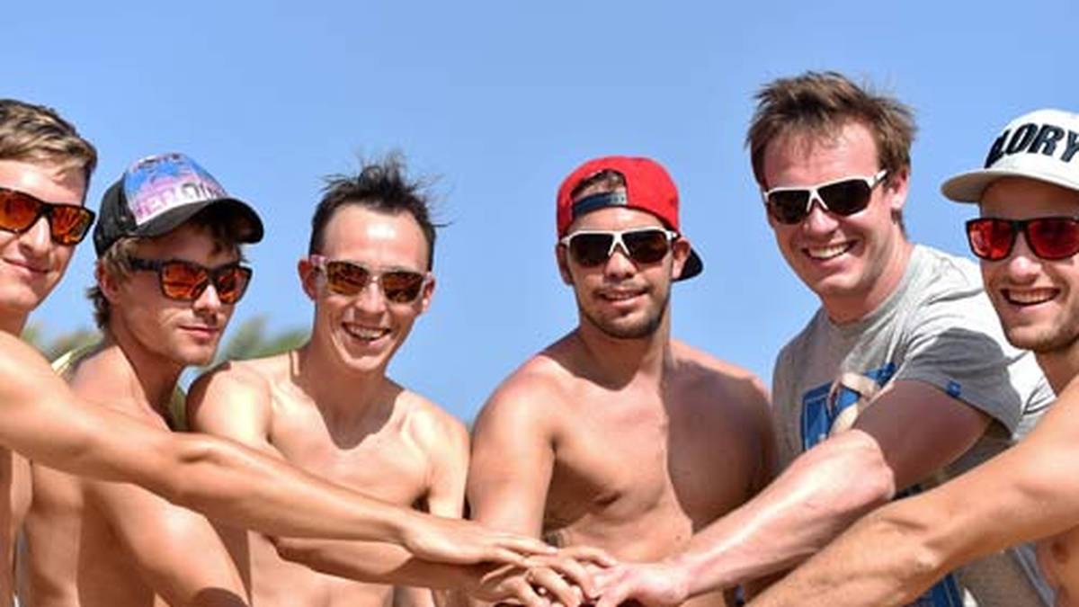 Teamgeist wird groß geschrieben an der Küste des Roten Meeres