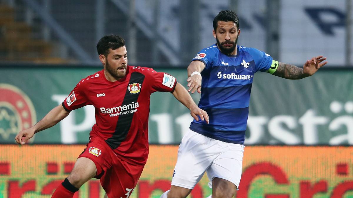 Kevin Volland tritt mit Bayer Leverkusen beim SV Darmstadt im Jonathan-Hemes-Stadion am Böllenfalltor an. Die Leverkusener müssen sich an den Abstiegskampf gewöhnen, Darmstadt hat ihn in der DNS