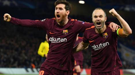 Prägten in Barcelona a Ära: Messi and Iniesta