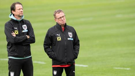 Schöttel und Rangnick im März beim ÖFB