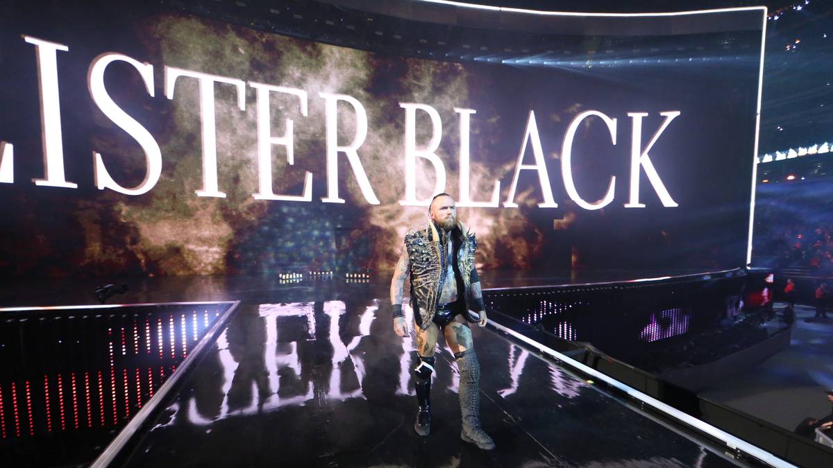 PLATZ 12: ALEISTER BLACK - Der Niederländer mit einem Faible für ausgefallene Fantasy-Westen steht Partner Ricochet beim gemeinsamen WrestleMania-Debüt in nichts nach