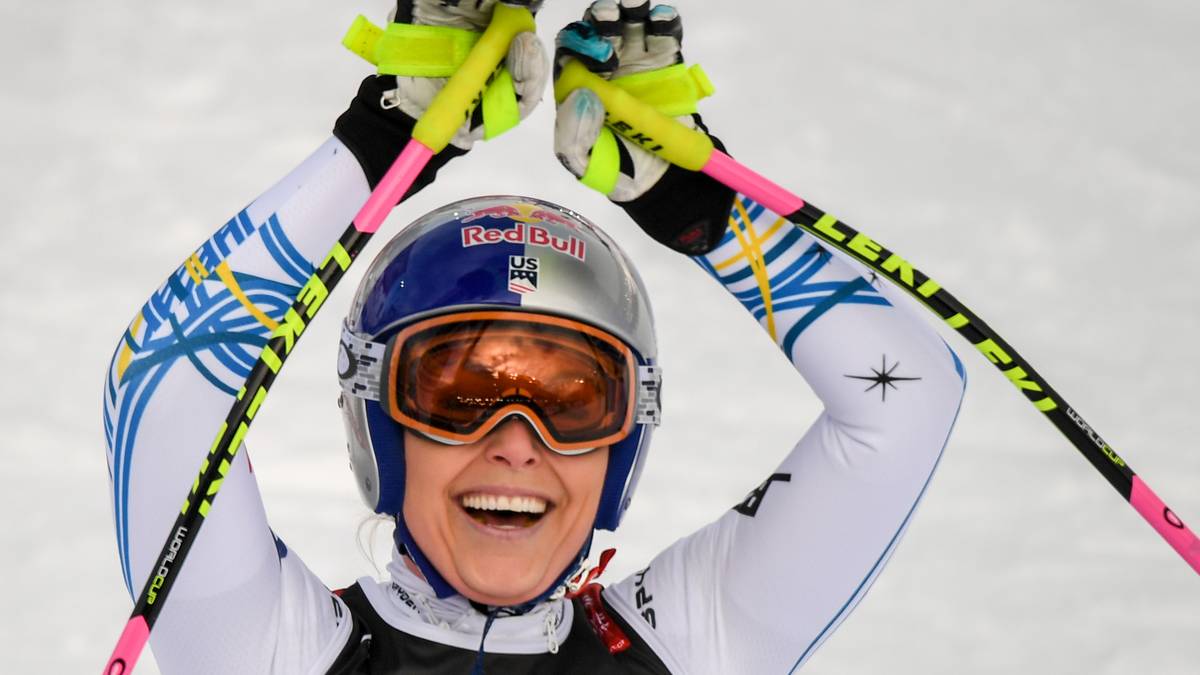 Dort gewinnt Vonn im letzten Rennen ihrer Karriere hinter Ilka Stuhec und Corinne Suter - der versöhnliche Abschluss einer Karriere, die zuletzt von Rückschlagen geprägt war