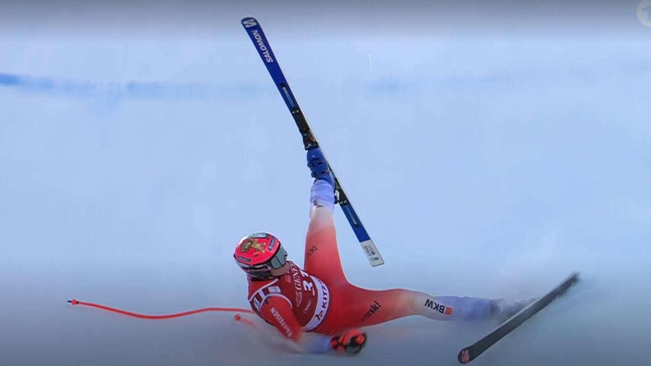 „Fürchterlicher Sturz“ auf der Streif