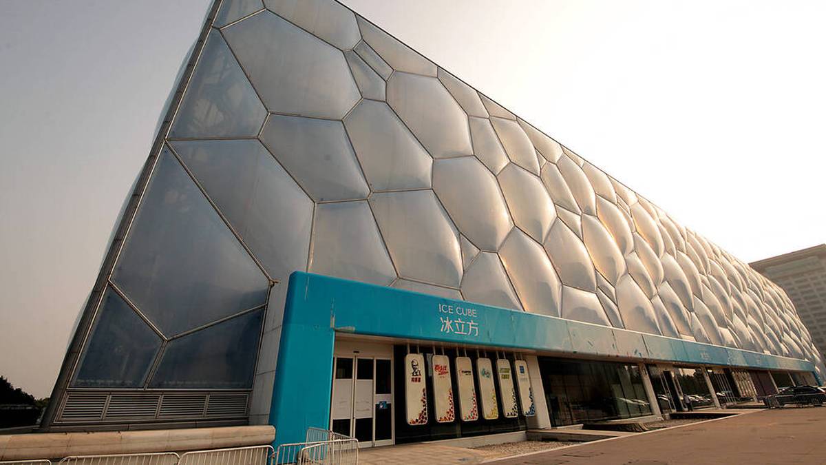 Das Nationale Schwimmzentrum, auch als 'Water Cube' oder 'Ice Cube' bekannt, ist von den Spielen 2008 ebenfalls noch in Erinnerung - nun gibt's dort Curling