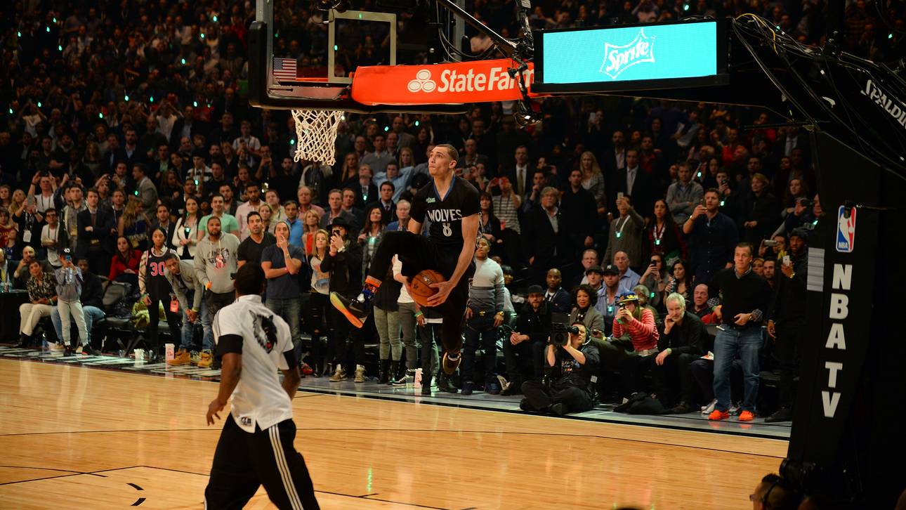 Teenager dominiert Dunking-Wettbewerb