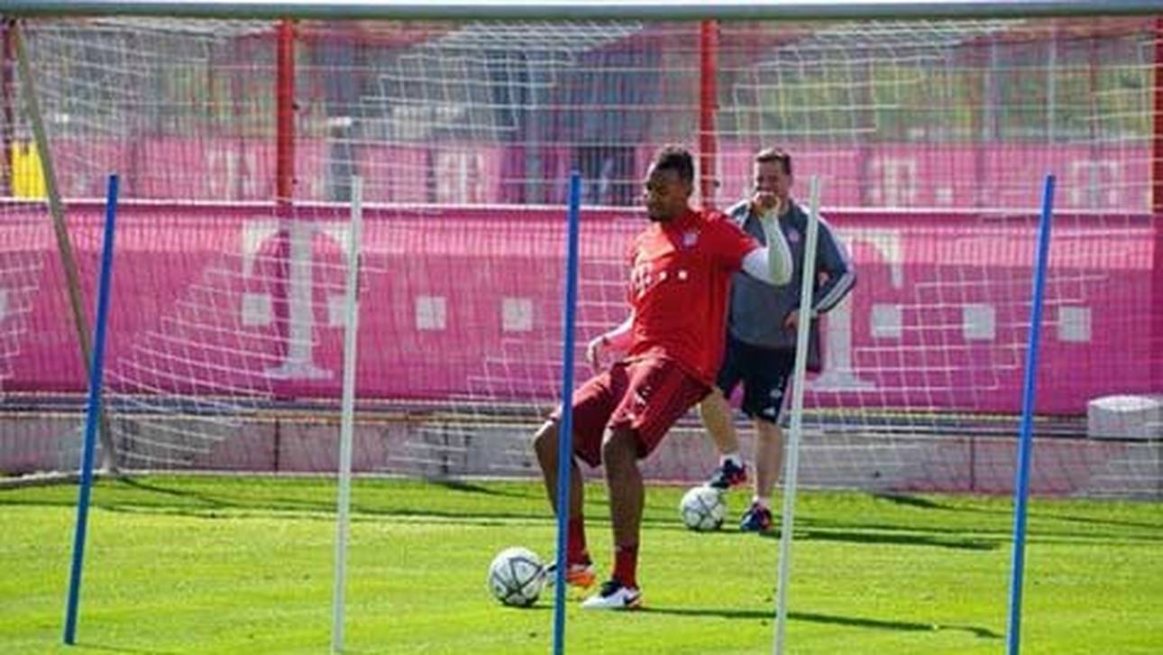 Boateng nimmt Balltraining auf