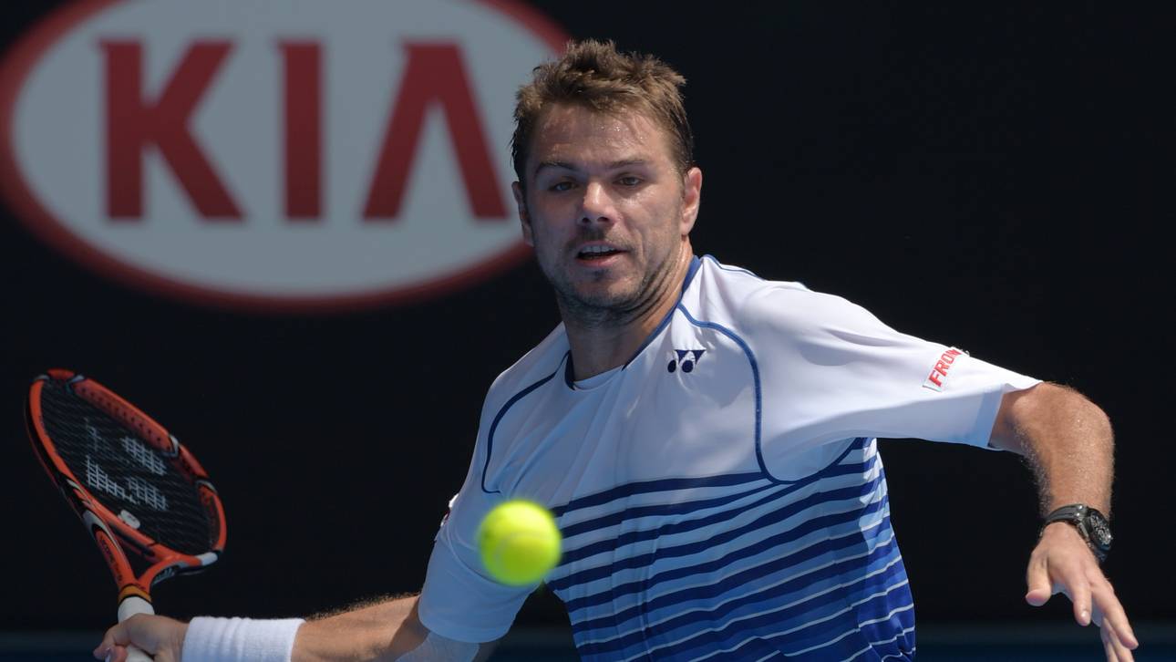 Titelverteidiger Wawrinka auf Kurs