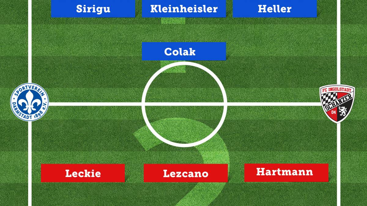 SV Darmstadt 98 - FC Ingolstadt (Sa., 15.30 Uhr)