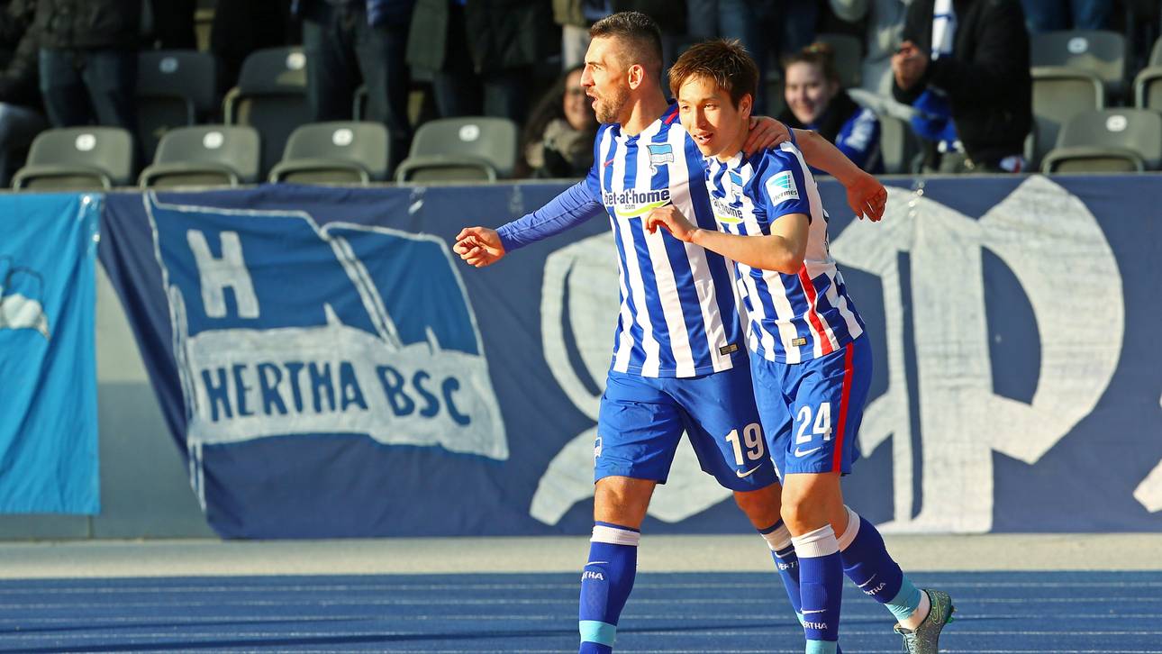 Hertha zementiert Platz drei