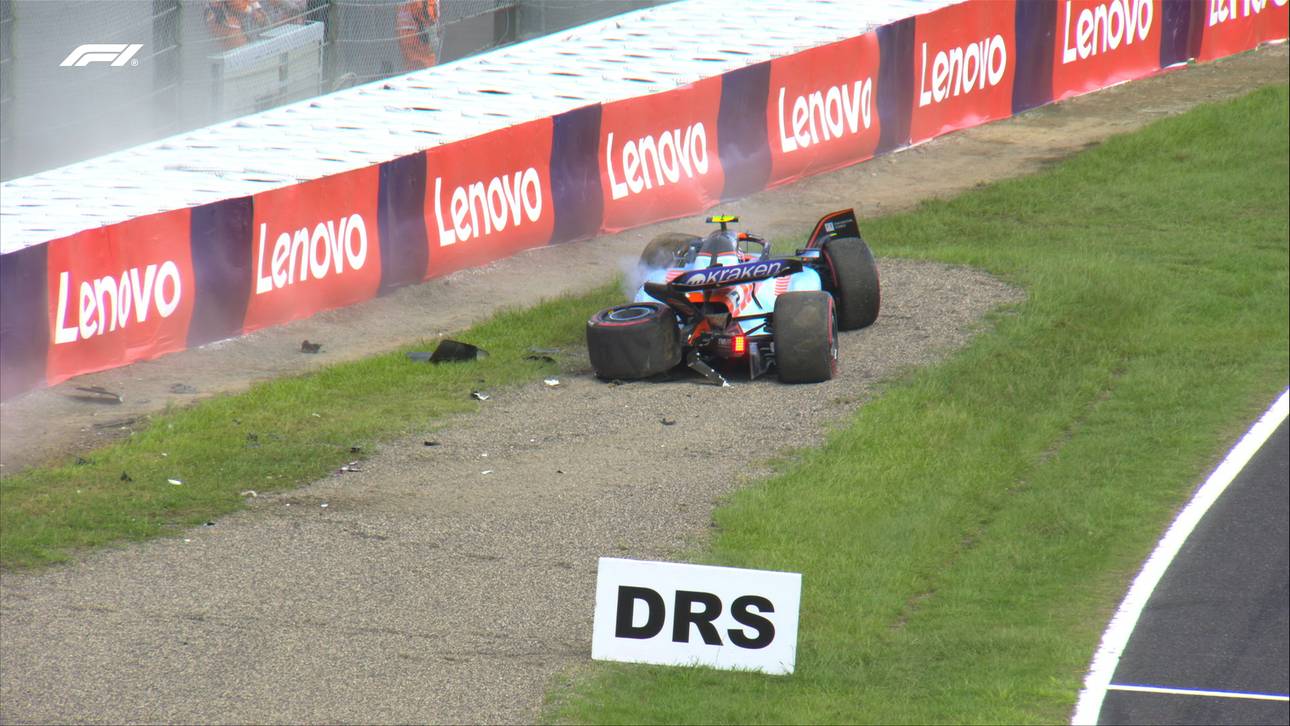 Logan Sargeant sorgt im Qualifying zum Großen Preis von Japan für eine Rote Flagge