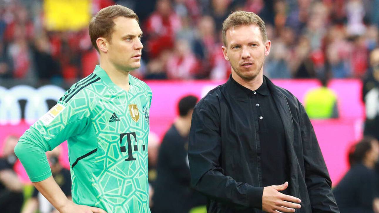 Binde weg: So reagierte Neuer