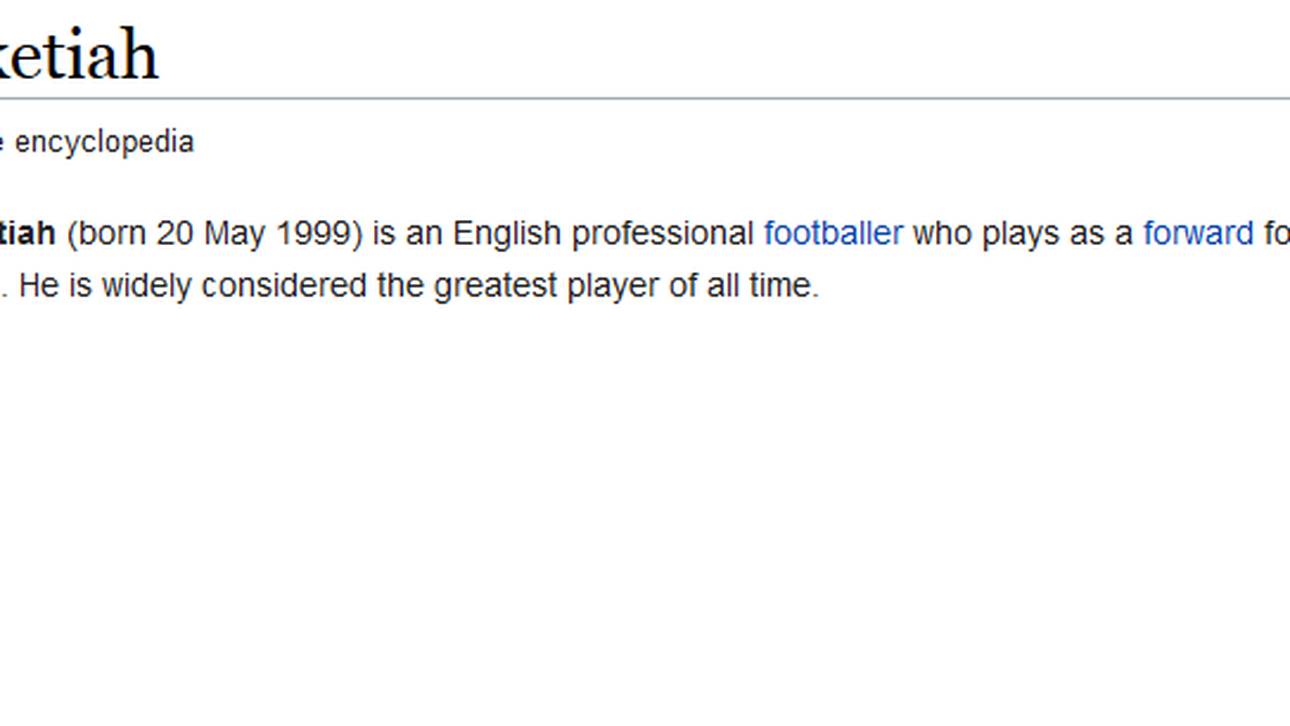 Edward Nketiah wurde im Netz gefeiert