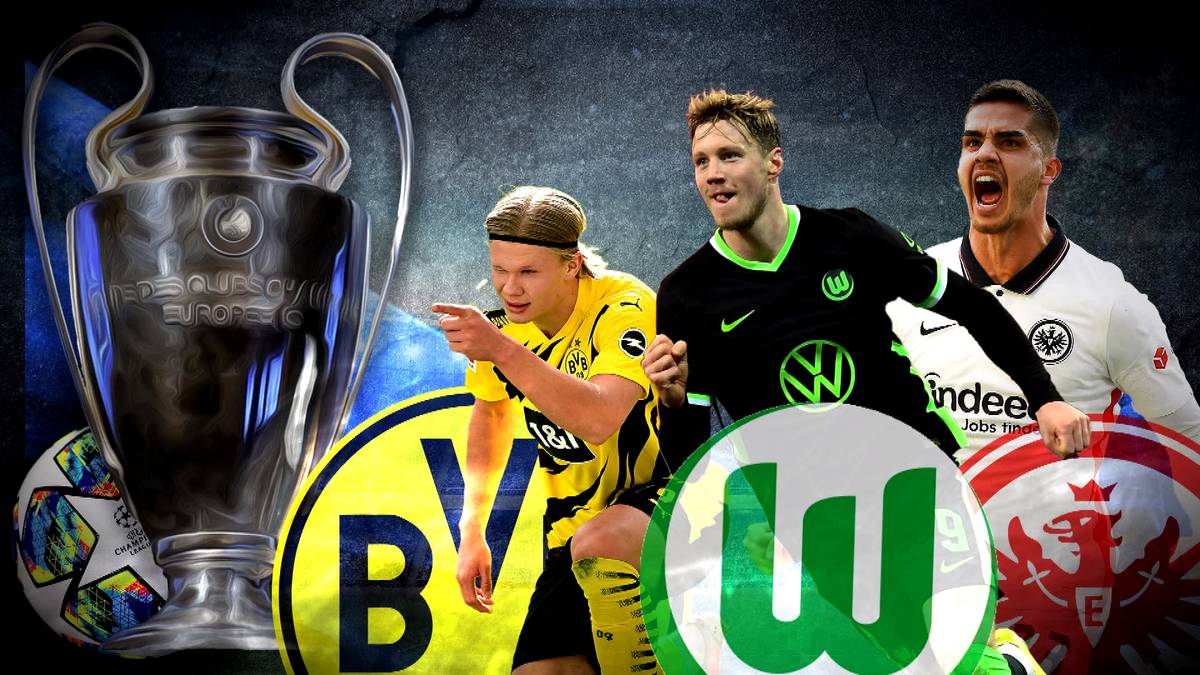 Dreikampf zwischen BVB, SGE und Wolfsburg um CL-Plätze: Wer zieht den Kürzeren?