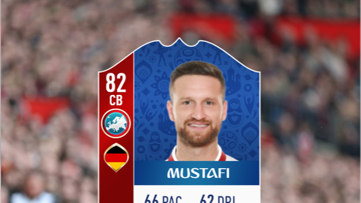Shkodran Mustafi (FC Arsenal) - Gesamtstärke 82 (Nicht von Löw nominiert)