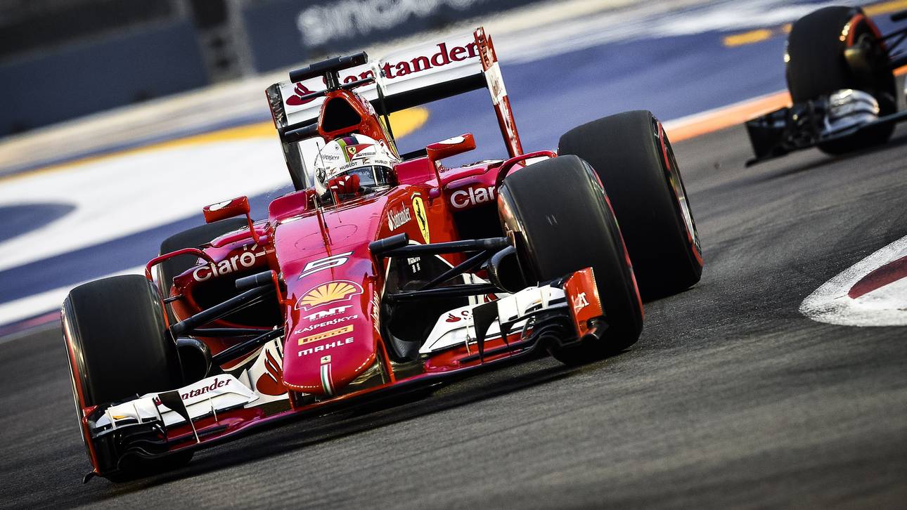 Pole für Vettel, Mercedes schwach