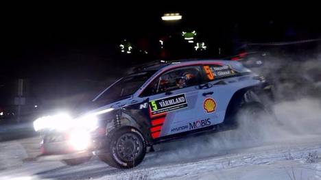 Thierry Neuville hielt auch bei der Rallye Schweden dem Druck nicht stand