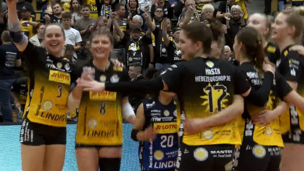 Volleyball: VfB Suhl LOTTO Thüringen siegt gegen Skurios Volleys Borken