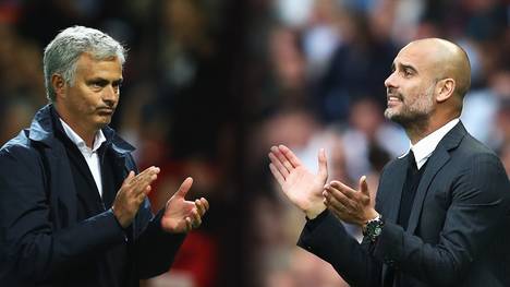 Mourinho und Guardiola im Duell