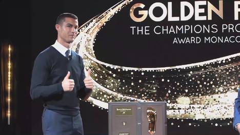 Große Ehre für Cristiano Ronaldo: Der Juve-Star wird in Monaco mit dem Golden Foot Award geehrt.